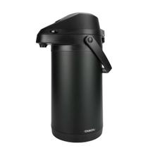 Garrafa Térmica em Aço Inox 4 Litros Preta - Chacal Garrafa Térmica em Aço Inox 4 Litros Preta - Chacal