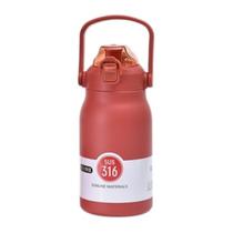 Garrafa Térmica em Aço Inox com Alça e Trava 1000ML