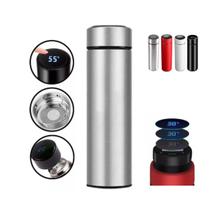 Garrafa Térmica Em Aço Inox Com Termômetro Led Digital 400ml Garrafa Térmica Em Aço Inox Com Termômetro Led Digital 400ml