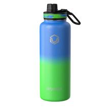 Garrafa Térmica Em Aço Inox Hydrotank Cor Azul E Verde 1180ml Urbnsol