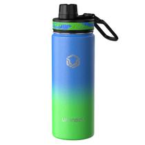 Garrafa Térmica Em Aço Inox Hydrotank Cor Azul E Verde 532ml Urbnsol Garrafa Térmica Em Aço Inox Hydrotank Cor Azul E Verde 532ml Urbnsol