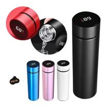 Garrafa Térmica Em Aço Inox Temperatura Digital Led 500ml