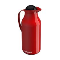 Garrafa Térmica em Pástico Unitermi Siena Vermelha 750ml