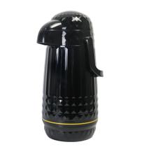 Garrafa Térmica Em Plástico Valentina 1L MB Home Preto