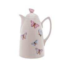 Garrafa Térmica Em Porcelana Borboletas 900Ml