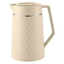 Garrafa Térmica Encanto Preto e Bege 1l Luxo Café Chá Luxo Garrafa Térmica Encanto Preto e Bege 1l Luxo Café Chá Luxo