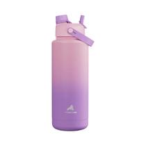 Garrafa Térmica Esportiva De Aço Inoxidável De 40oz Com Grande Capacidade, Boca Dupla, Portátil E À