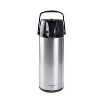 Garrafa Termica Exclusiva 2,5l Inox/Preto Soprano