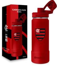 Garrafa Térmica Flamengo Premium Torcedor Mengão Oficial