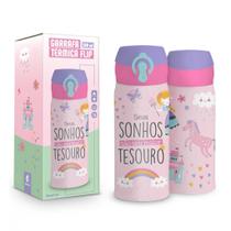 Garrafa Termica Flip 300ml Seus Sonhos 14165 Garrafa Termica Flip 300ml Seus Sonhos 14165