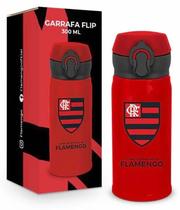 Garrafa Térmica Flip 300ML Times de Futebol Sortidos Cor:Flamengo