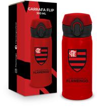 Garrafa térmica flip 300ml times - flamengo