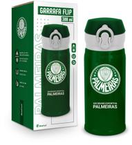 Garrafa térmica flip 300ml times - palmeiras