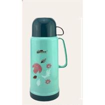 Garrafa Térmica Flower 600ml - Azul - Quanhe