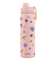 Garrafa Térmica Fresh 650ml Rosa Lilac Flowers - Gocase 0016