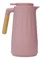 Garrafa Térmica Funcional E Elegante 1l Cabo Madeira Café Garrafa Térmica Funcional E Elegante 1l Cabo Madeira Café