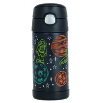 Garrafa Térmica FUNtainer THERMOS - Preta Astronauta (355 ml)