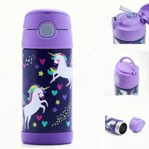 Garrafa térmica funtainer unicornio alado - 355ml - thermos