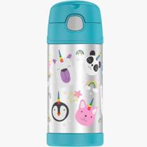 Garrafa Térmica FUNtainer Unicórnio Colorido (355 ml) - THERMOS