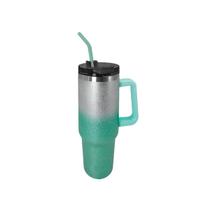 Garrafa Térmica Glitter Degradê 1200 Ml Aço Inox Tz-008