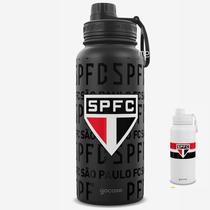 Garrafa Térmica Gocase Fresh 950ml Oficial do São Paulo Cor:White Logo - P Garrafa Térmica Gocase Fresh 950ml Oficial do São Paulo Cor:White Logo - P
