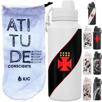 Garrafa Térmica Gocase Fresh 950ml Oficial do Vasco com saquinho protetor - KIT