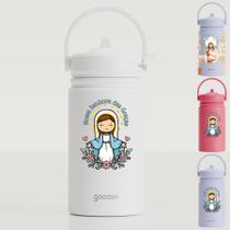 Garrafa Térmica Gocase MINI 350ml Tema Religioso Fé Cristã Garrafa Térmica Gocase MINI 350ml Tema Religioso Fé Cristã