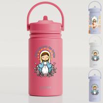 Garrafa Térmica Gocase MINI 350ml Tema Religioso Fé Cristã Garrafa Térmica Gocase MINI 350ml Tema Religioso Fé Cristã