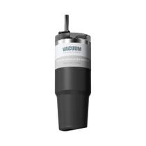 Garrafa Térmica Grande De Aço Inoxidável 600ML Com Canudo Para Bebidas Quentes E Frias, Viagem,