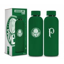 Garrafa termica grip 500ml emborrachado times - palmeiras - Brasfoot Presentes