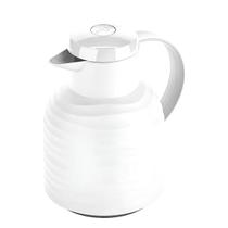 Garrafa termica hermetica samba quick press branca emsa 1 litro Garrafa termica hermetica samba quick press branca emsa 1 litro
