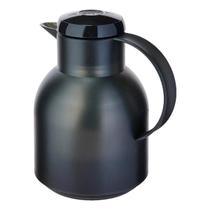 Garrafa termica hermetica samba quick press preta emsa 1 litro Garrafa termica hermetica samba quick press preta emsa 1 litro