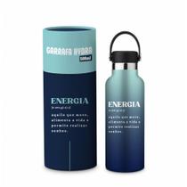 Garrafa termica hydra 500ml academia corrida frase - energia - Brasfoot Presentes