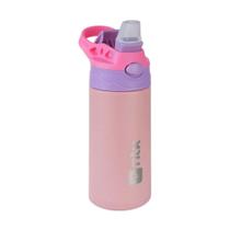 Garrafa Térmica Infantil 350ml Isomax Kids 2 NTK Rosa Garrafa Térmica Infantil 350ml Isomax Kids 2 NTK Rosa