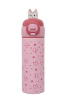 Garrafa Térmica Infantil Aço Inox Kouii Filhotis Gatinha 400ml