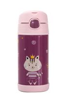 Garrafa Térmica Infantil Aço Inoxidável 270ml Clingo Milky
