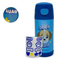 Garrafa Térmica Infantil Adesivo Eu Amo Dogs - Zonacriativa Garrafa Térmica Infantil Adesivo Eu Amo Dogs - Zonacriativa
