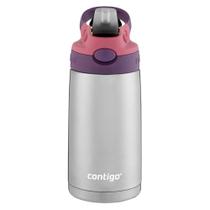 Garrafa Térmica Infantil Autospout 384ml Rosa Contigo Garrafa Térmica Infantil Autospout 384ml Rosa Contigo