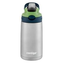 Garrafa Térmica Infantil AutoSpout Kids 384ml Inox - Contigo Garrafa Térmica Infantil AutoSpout Kids 384ml Inox - Contigo