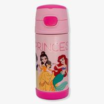 Garrafa Térmica Infantil Click Canudo 350ml Princesas Garrafa Térmica Infantil Click Canudo 350ml Princesas