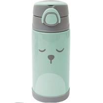 Garrafa Termica Infantil com Canudo GUMY 400ML Verde Buba 12111