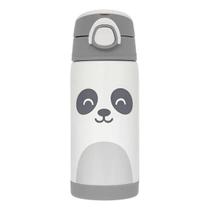 Garrafa Térmica Infantil Com Canudo Gumy OFF White 400ml Buba Garrafa Térmica Infantil Com Canudo Gumy OFF White 400ml Buba