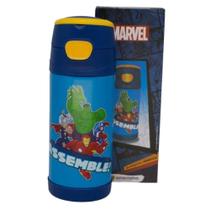 Garrafa Térmica Infantil Com Canudo Vingadores Zona Criativa Garrafa Térmica Infantil Com Canudo Vingadores Zona Criativa