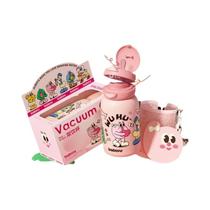 Garrafa Térmica Infantil De Aço Inoxidável 550ML Com Canudo, À Prova De Vazamentos, Frasco a Vácuo Garrafa Térmica Infantil De Aço Inoxidável 550ML Com Canudo, À Prova De Vazamentos, Frasco a Vácuo