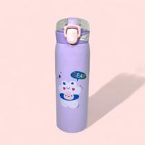 Garrafa Térmica Infantil em Alumínio com Canudo Antivazamento 550ml TR-012