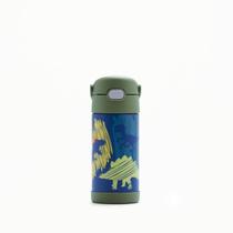 Garrafa Térmica Infantil Funtainer 355ml Thermos Dinossauro