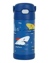 Garrafa Térmica Infantil Funtainer 355ml Thermos Tubarão