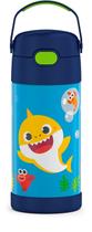Garrafa Térmica Infantil Funtainer Baby Shark 350ml - Aço Inoxidável