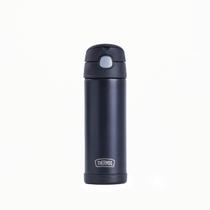Garrafa Térmica Infantil Funtainer Thermos 470ml Preta Garrafa Térmica Infantil Funtainer Thermos 470ml Preta