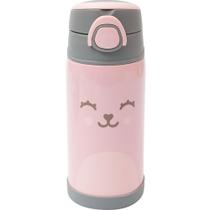 Garrafa térmica Infantil Inox Canudo Silicone Buba
